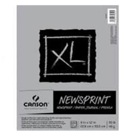 XL Series Newsprint 100 Sheet Pads 9 X 12 In.